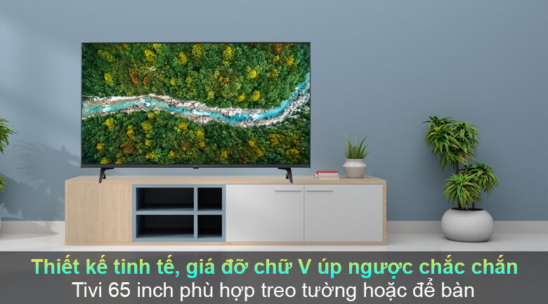 Smart Tivi LG 4K 65 inch 65UP7550PTC - Thiết kế smart tivi lg 4k 65 inch 65up7550ptc - thiết kế