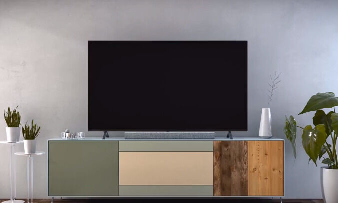 tivi 4k lg 50up751 sở hữu đường viền mỏng gọn, thiết kế đẹp mắt