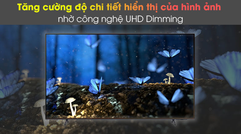 uhd dimming - smart tivi samsung 4k 43 inch ua43au8100