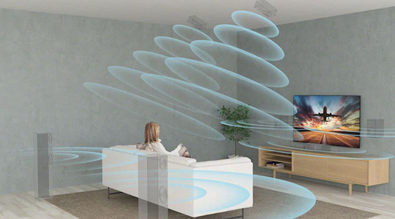 dolby atmos và dts - android tivi sony 4k 55 inch kd-55x80j/s