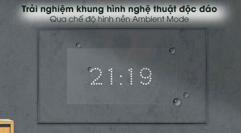 ambient mode - smart tivi samsung 4k 60 inch ua60au8100
