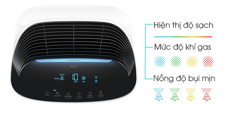 Đèn báo hiển thị chỉ số - Máy lọc không khí Samsung AX60R5080WD/SV đèn báo hiển thị chỉ số - máy lọc không khí samsung ax60r5080wd/sv