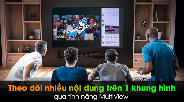 smart tivi qled 4k 75 inch samsung qa75q65a - multi view