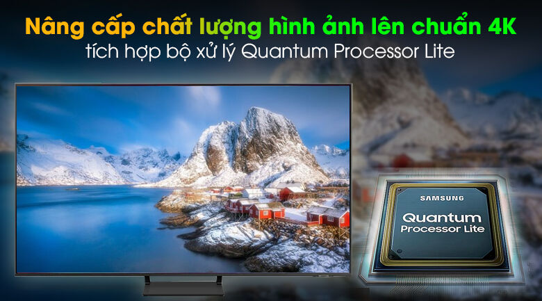 smart tivi qled 4k 75 inch samsung qa75q65a - quantum processor lite