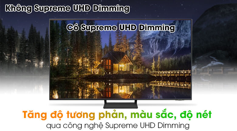 smart tivi qled 4k 75 inch samsung qa75q65a - supreme uhd dimming