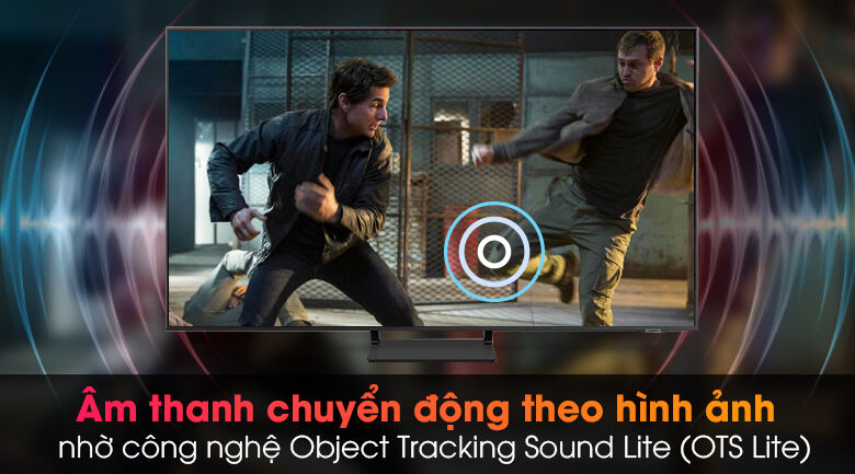 smart tivi qled 4k 75 inch samsung qa75q65a - công nghệ object tracking sound