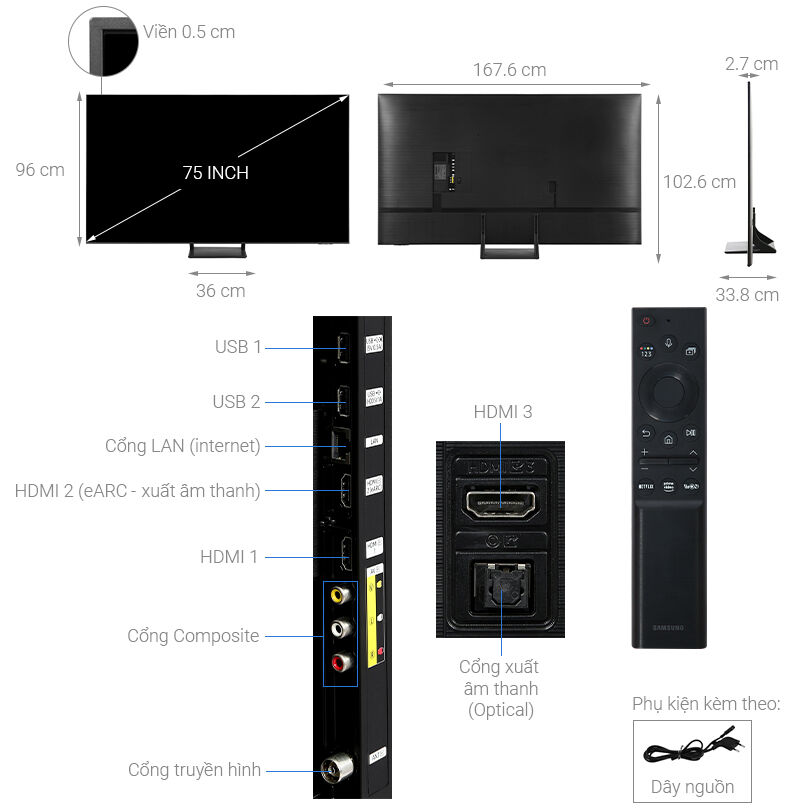 smart tivi qled 4k 75 inch samsung qa75q65a