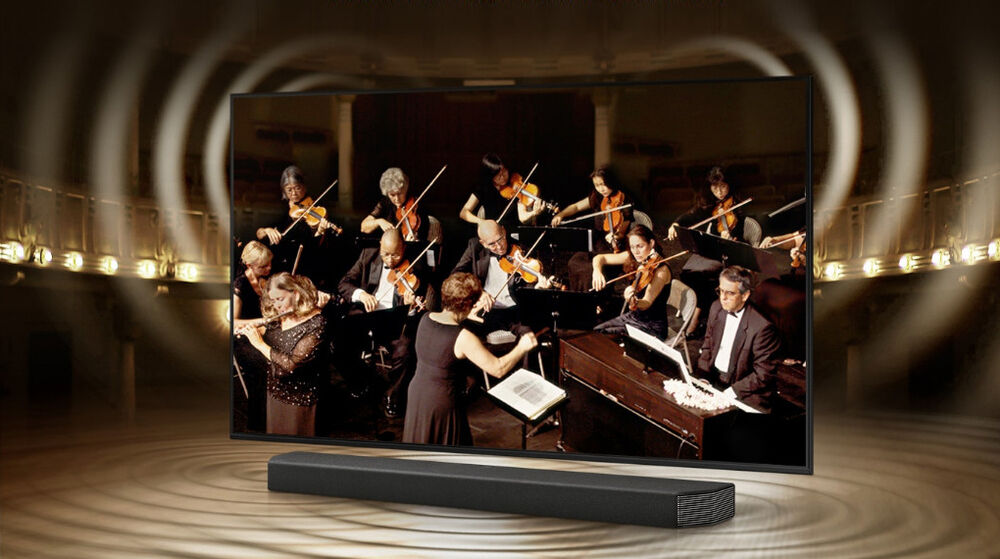 Âm thanh đồng bộ, vang dội - Smart Tivi Samsung 4K 50 inch UA50AU7002 âm thanh đồng bộ, vang dội - smart tivi samsung 4k 50 inch ua50au7002