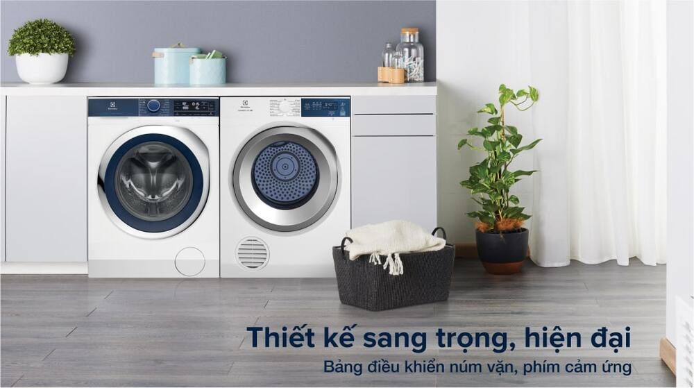 Máy sấy thông hơi Electrolux 8.5 kg EDS854J3WB - Thiết kế hiện đại máy sấy thông hơi electrolux 8.5 kg eds854j3wb - thiết kế hiện đại
