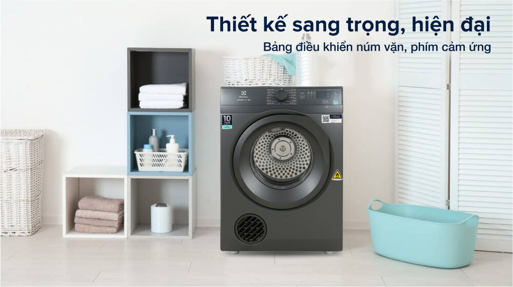 Máy sấy thông hơi Electrolux 8.5 kg EDV854N3SB - Thiết kế máy sấy thông hơi electrolux 8.5 kg edv854n3sb - thiết kế
