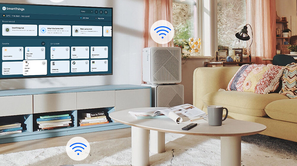 Smart Tivi Samsung 4K 60 inch UA60BU8000 - Ứng dụng SmartThings smart tivi samsung 4k 60 inch ua60bu8000 - ứng dụng smartthings