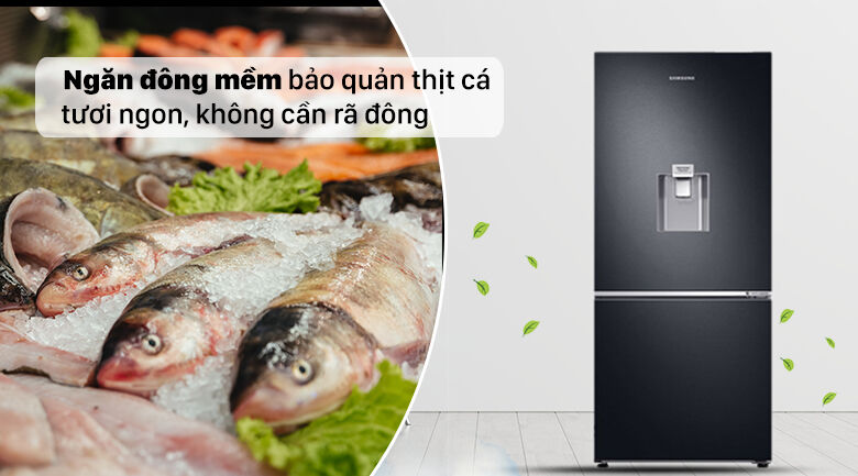 tủ lạnh samsung inverter rb27n4190bu/sv với ngăn đông mềm tiện ích