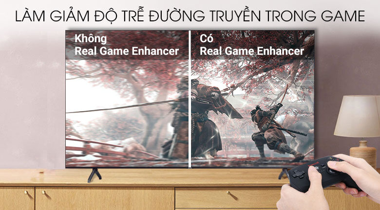 smart tivi samsung 4k 65 inch ua65tu7000 - real game enhancer
