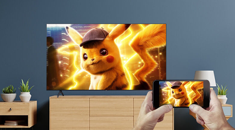 smart tivi samsung 4k 65 inch ua65tu7000 - chiếu màn hình