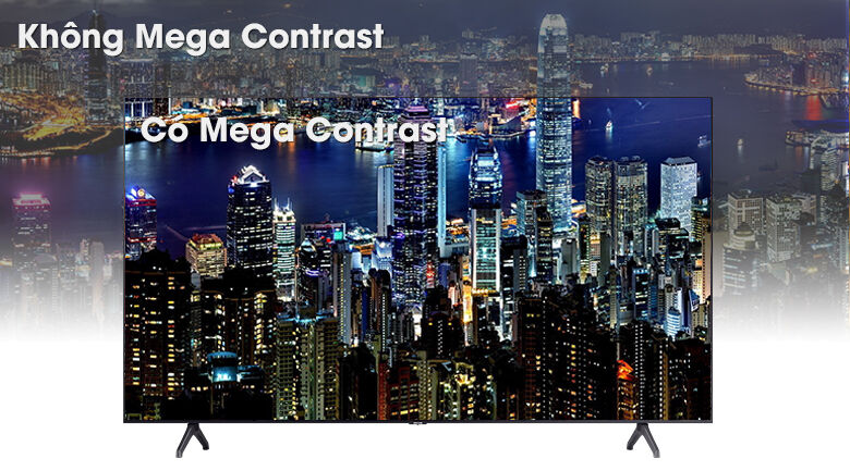 smart tivi samsung 4k 65 inch ua65tu7000 - công nghệ mega contrast