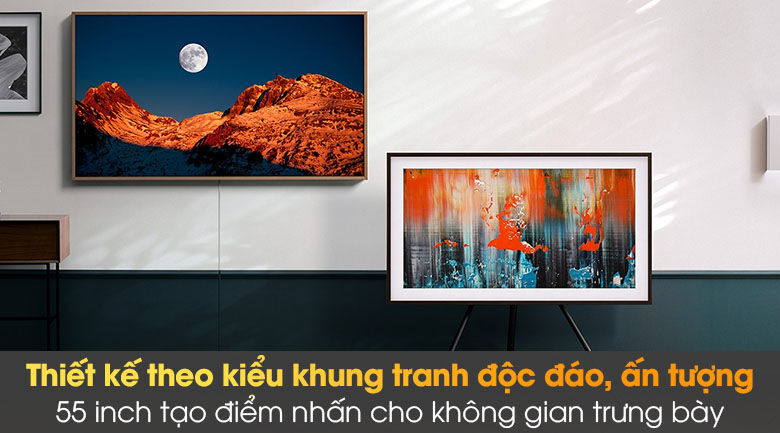 tivi the frame qled 4k samsung qa55ls03a - thiết kế
