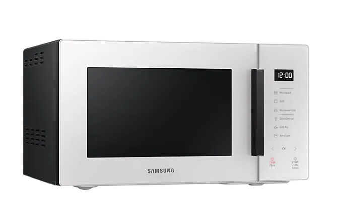 lò vi sóng điện tử có nướng 23l bespoke samsung mg23t5018ce/sv