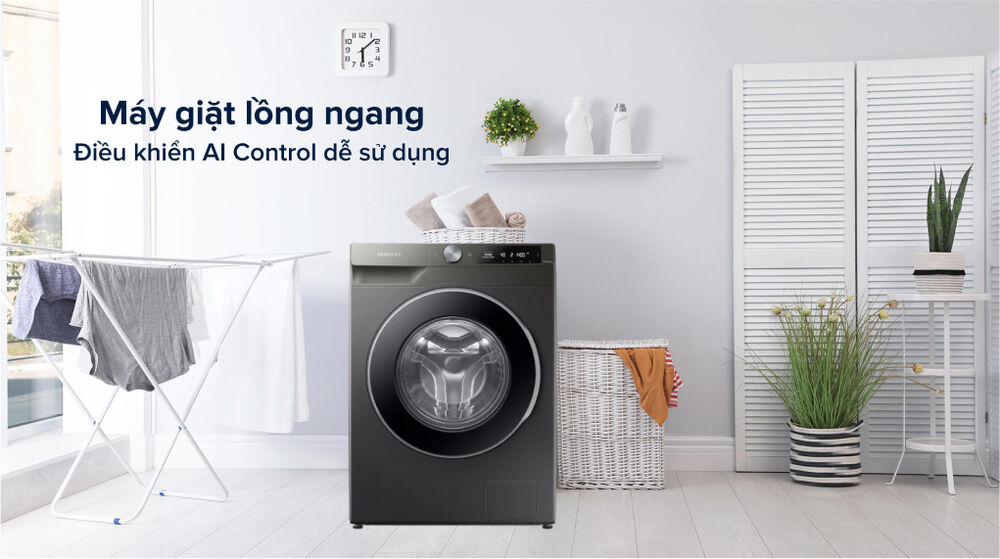 máy giặt samsung inverter 9 kg ww90t634dln/sv - tổng quan thiết kế