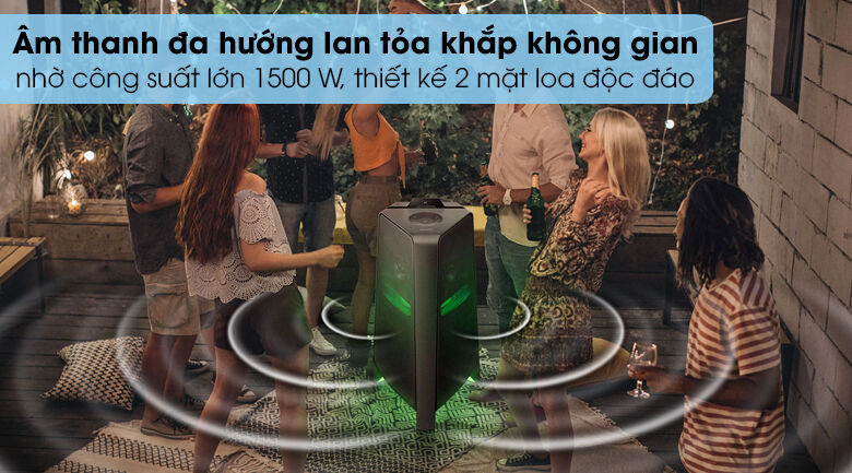 Loa Tháp Samsung MX-T70/XV - Thiết kế 2 mặt loa độc đáo, âm thanh đa hướng sống động loa tháp samsung mx-t70/xv - thiết kế 2 mặt loa độc đáo, âm thanh đa hướng sống động