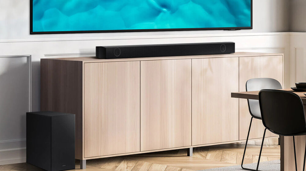 Hiện đại, sang đẹp - Loa thanh Samsung HW-B550 hiện đại, sang đẹp - loa thanh samsung hw-b550