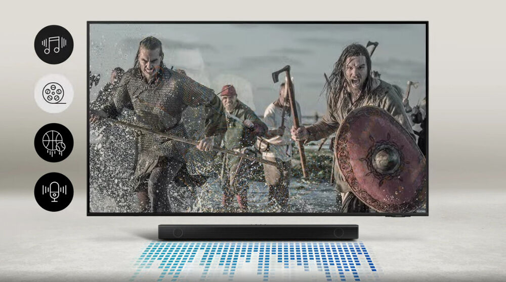 Âm thanh tối ưu theo nội dung - Loa thanh Samsung HW-B550 âm thanh tối ưu theo nội dung - loa thanh samsung hw-b550