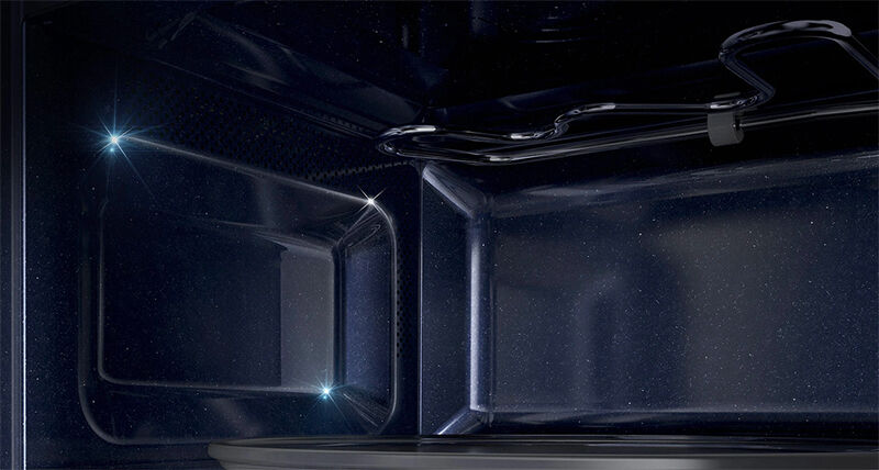 lò vi sóng samsung mg23k3575as/sv-n 23 lít - khoang lò tráng men