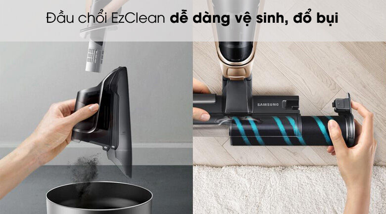 Dễ vệ sinh - Máy hút bụi Samsung VS03R6523J1/SV dễ vệ sinh - máy hút bụi samsung vs03r6523j1/sv