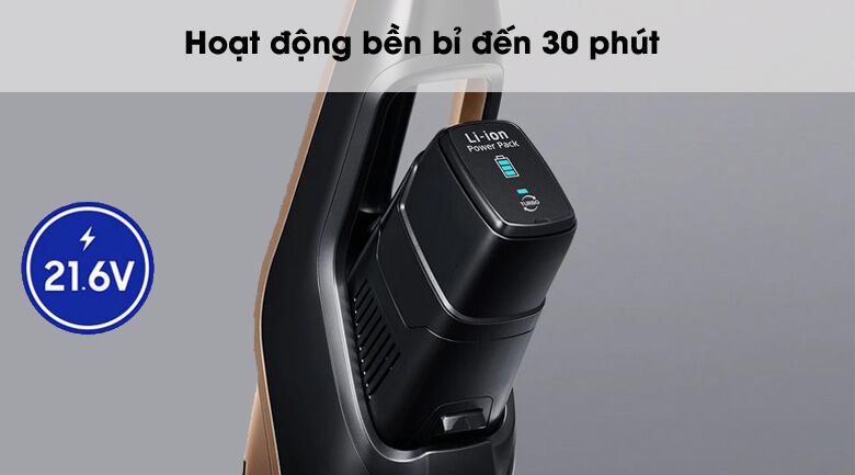 Hoạt động bền bỉ - Máy hút bụi Samsung VS03R6523J1/SV hoạt động bền bỉ - máy hút bụi samsung vs03r6523j1/sv
