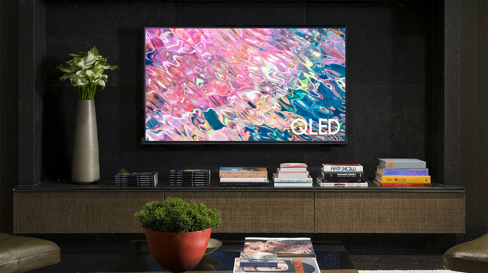 Smart Tivi QLED 4K 55 inch Samsung QA55Q60B - Thiết kế smart tivi qled 4k 55 inch samsung qa55q60b - thiết kế