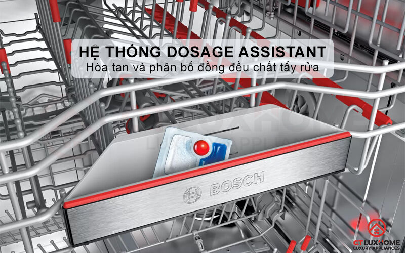 hòa tan hiệu quả chất tẩy rửa với hệ thống dosage assistant
