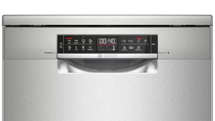 màn hình hiện thị của máy rửa bát bosch sms6zcw42e