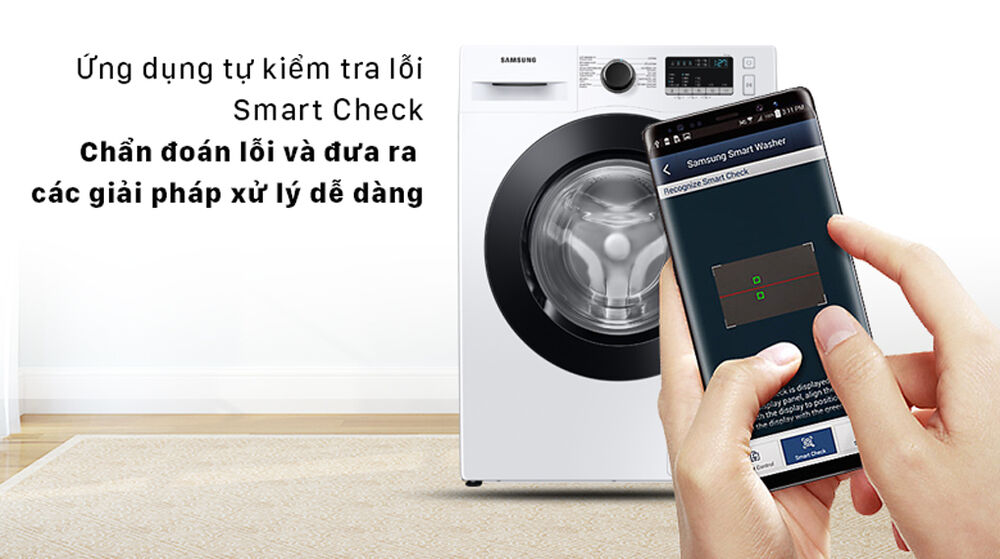 máy giặt samsung inverter 9.5 kg ww95t4040ce/sv - sử dụng máy giặt thông minh với smartthings