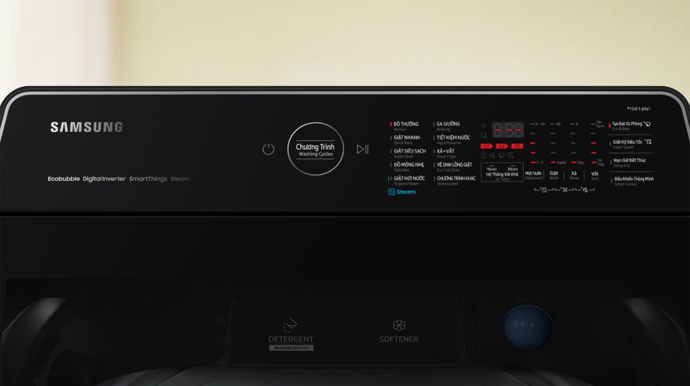 máy giặt samsung inverter 14 kg wa14cg5886bvsv - thiết kế