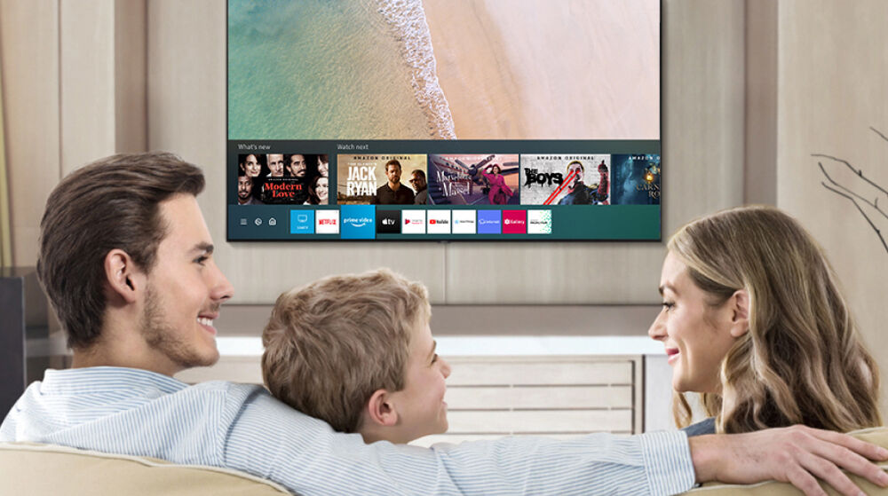 smart tivi khung tranh the frame qled samsung 4k 75 inch qa75ls03b - tizen os 6.0