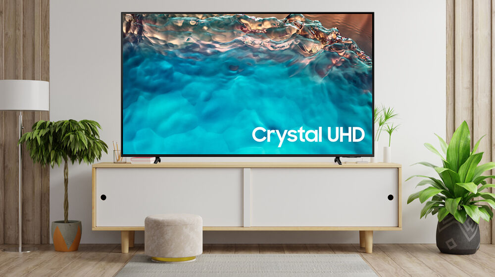 smart tivi samsung 4k 55 inch ua55bu8000 - thiết kế