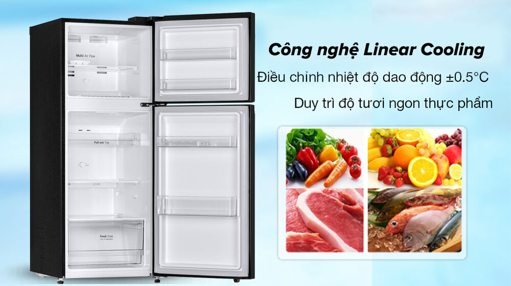tủ lạnh lg inverter 217 lít gv-b212wb - công nghệ làm lạnh