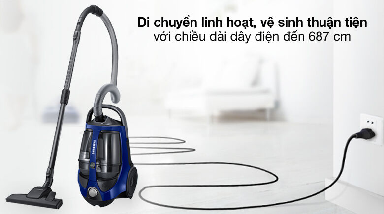 Dây điện 687 cm - Máy hút bụi Samsung VCC8836V36/XSV dây điện 687 cm - máy hút bụi samsung vcc8836v36/xsv