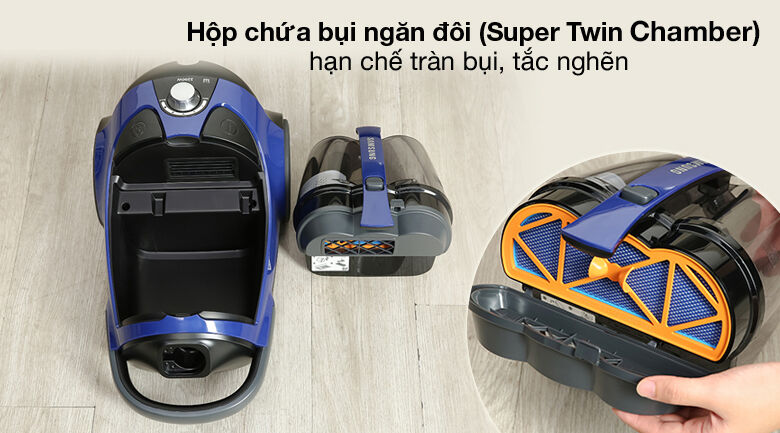 Máy hút bụi Samsung VCC8836V36/XSV - Dung tích máy hút bụi samsung vcc8836v36/xsv - dung tích