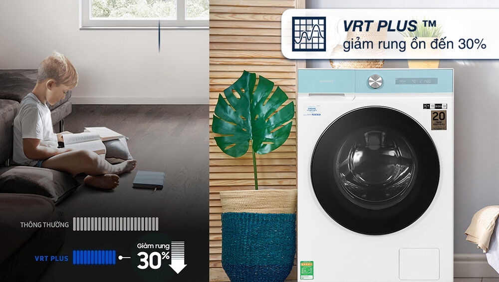 máy giặt sấy samsung bespoke ai inverter giặt 14 kg - sấy 8 kg wd14bb944dgmsv
