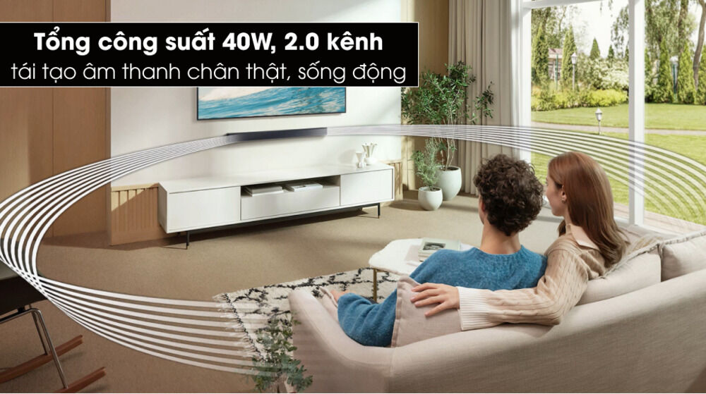 Loa thanh Samsung HW-C400/XV 40W - Công suất loa thanh samsung hw-c400/xv 40w - công suất