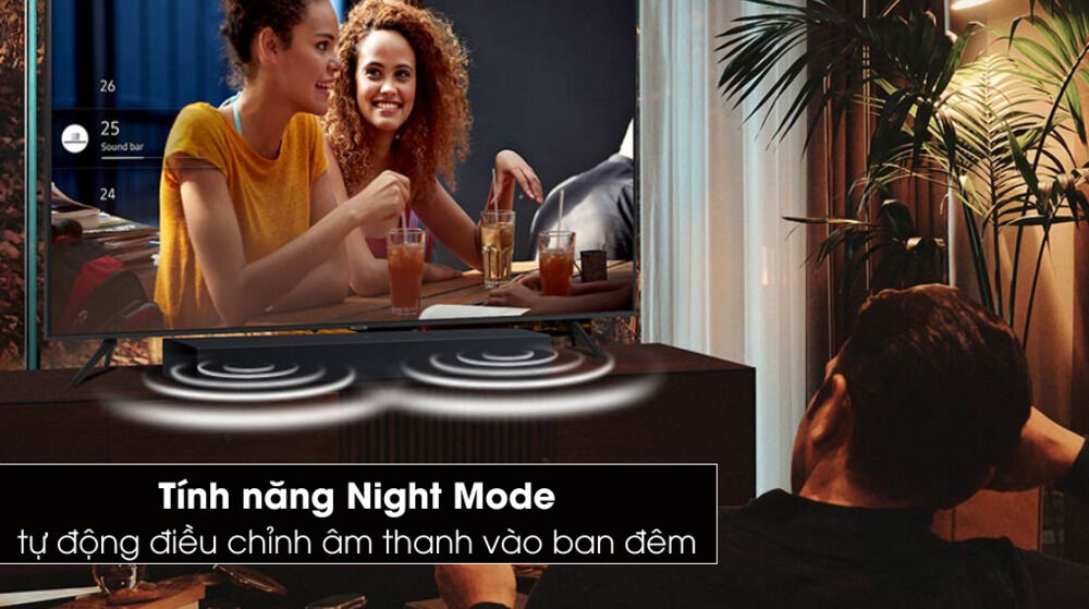 Loa thanh Samsung HW-C400/XV - Tính năng Night Mode loa thanh samsung hw-c400/xv - tính năng night mode