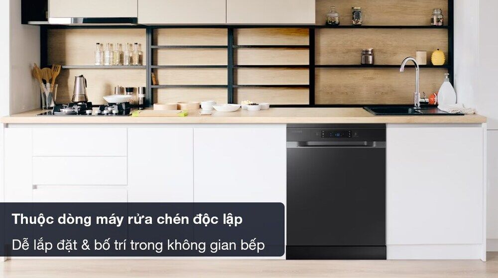 Máy rửa chén độc lập Samsung DW60CG550FSGSV - Dễ lắp đặt, bố trí trong không gian bếp máy rửa chén độc lập samsung dw60cg550fsgsv - dễ lắp đặt, bố trí trong không gian bếp