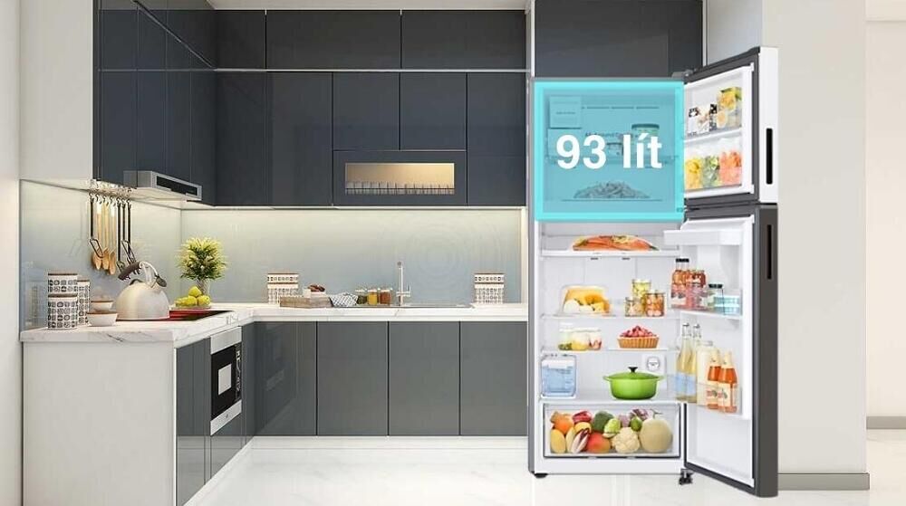 Dung tích ngăn đá Tủ lạnh Samsung Inverter 382 lít RT38CB6784C3SV dung tích ngăn đá tủ lạnh samsung inverter 382 lít rt38cb6784c3sv