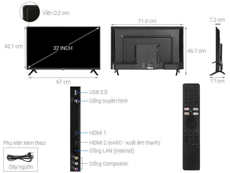 google tivi xiaomi a 32 inch l32m8-p2sea