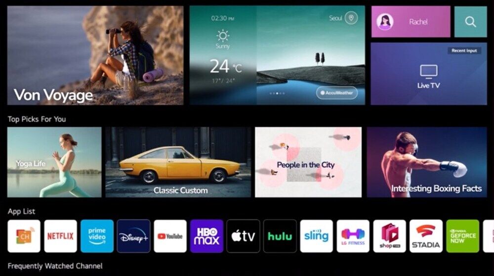 smart tivi lg uhd 4k 43 inch 43uq7050 - hệ điều hành