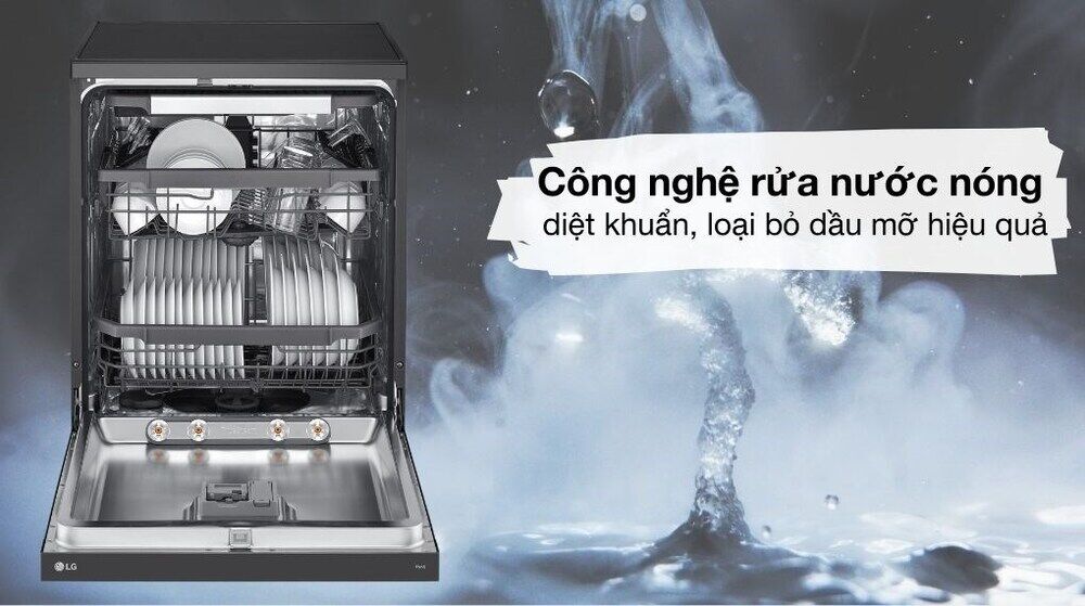 máy rửa bát độc lập lg ldt14bla4