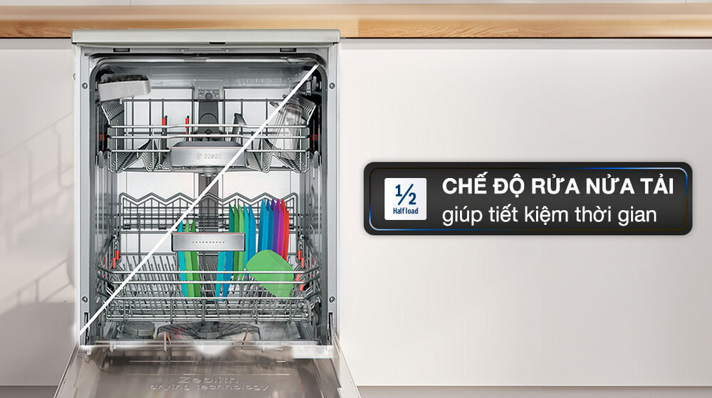 Máy rửa bát độc lập Bosch SMS4EKI06E - Tiện ích máy rửa bát độc lập bosch sms4eki06e - tiện ích