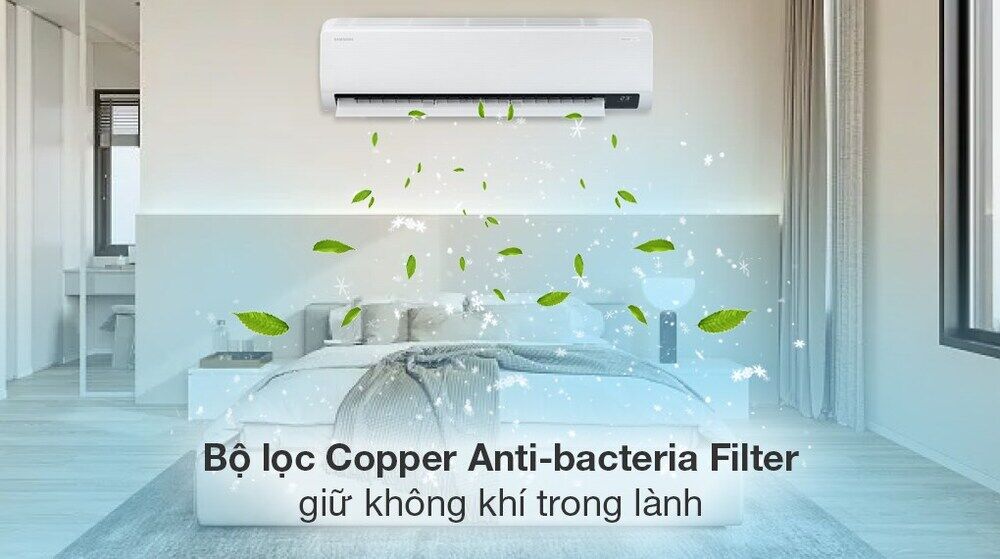 Máy lạnh Samsung Wind-Free Inverter 2.5 HP AR24CYFCAWKNSV - Khả năng lọc không khí máy lạnh samsung wind-free inverter 2.5 hp ar24cyfcawknsv - khả năng lọc không khí
