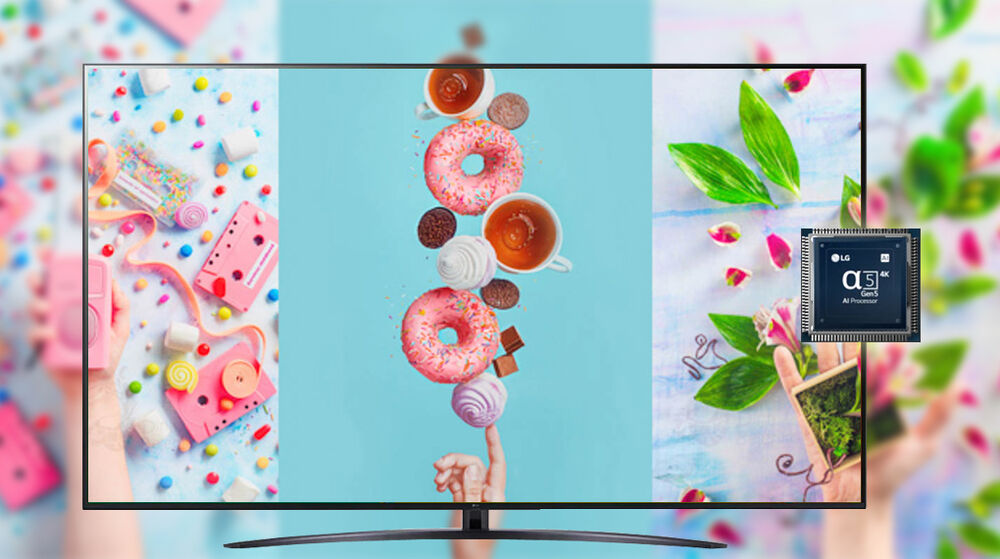 hình ảnh rực rỡ, tương phản cao - smart tivi nanocell lg 4k 65 inch 65nano76sqa