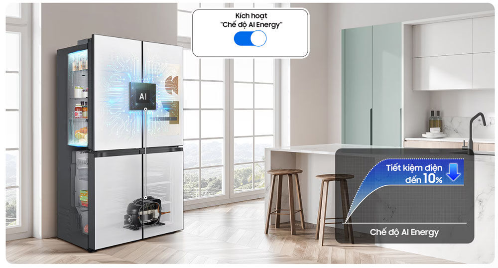 tủ lạnh samsung inverter 636 lít multi door bespoke rf65db990012sv